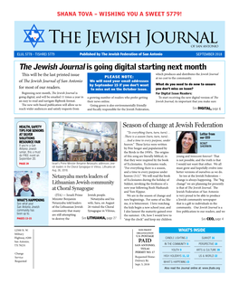 Jewish Journal September 2018