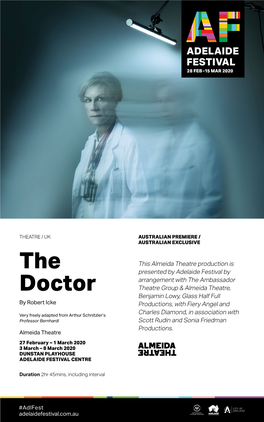 The Doctor Decided – but Not Before She Has Been Told (First Produced by Almeida Theatre in 2019), by the Nurse That a Priest Has Arrived