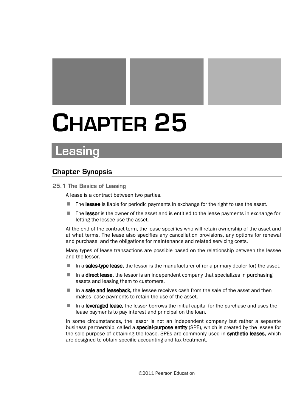 CHAPTER 25 Leasing