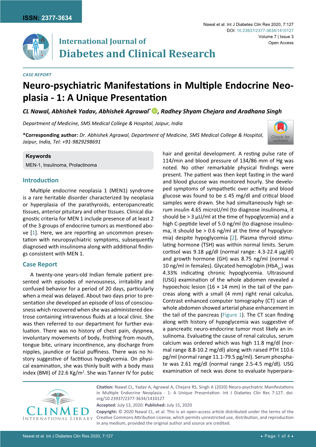 Neuro-Psychiatric Manifestations In