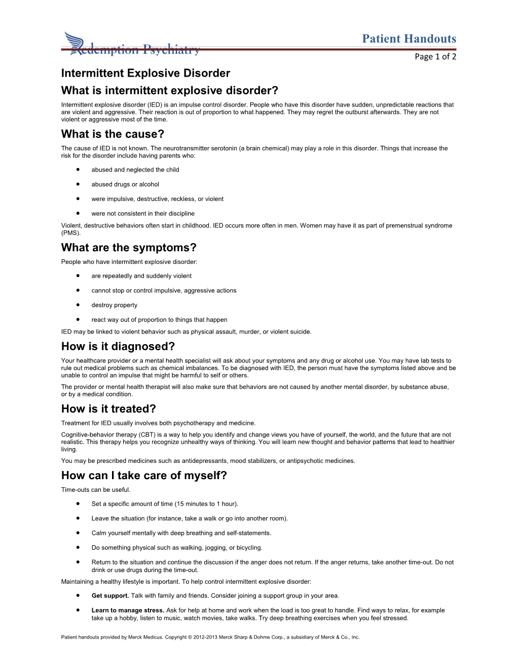 What Is Intermittent Explosive Disorder?