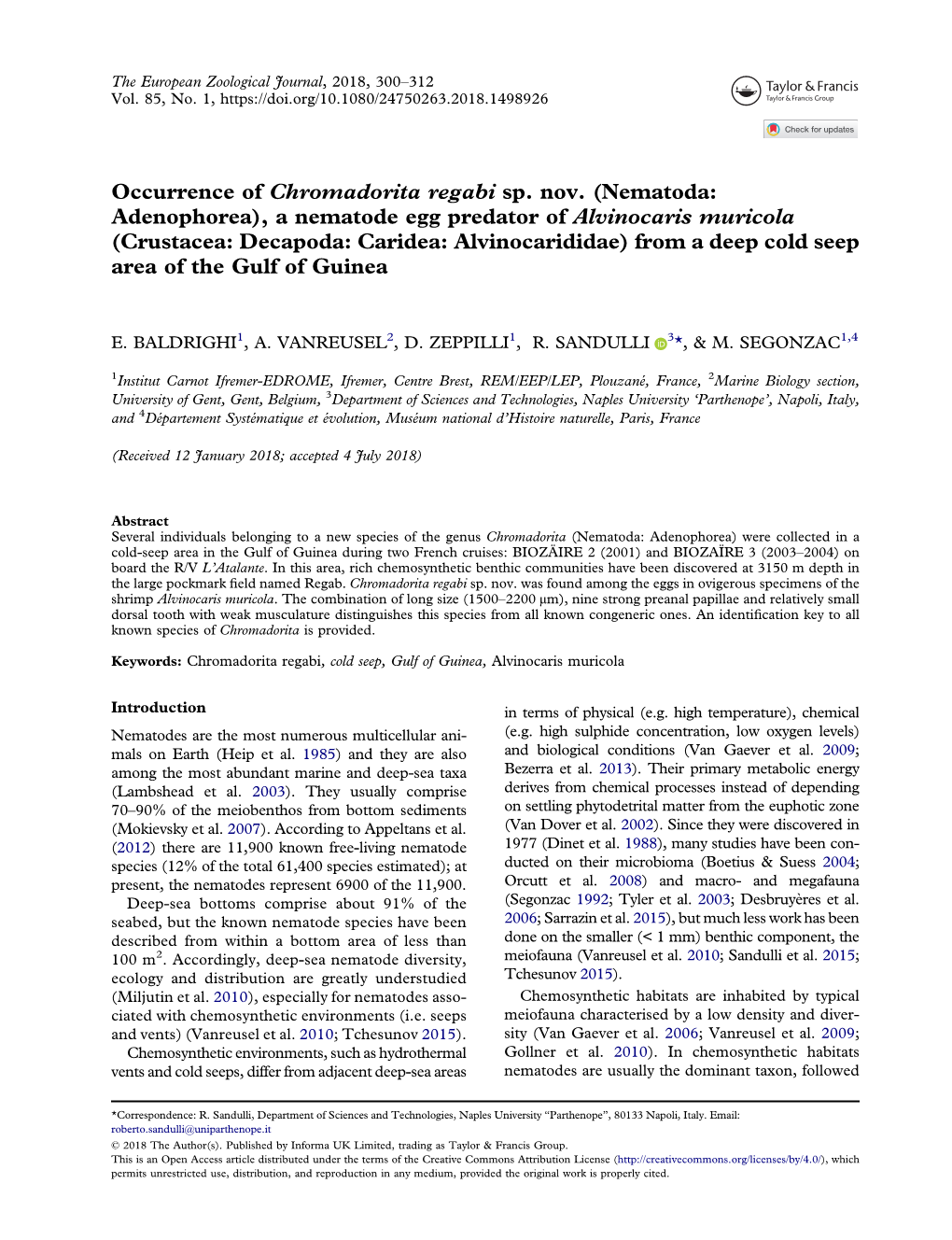 Nematoda: Adenophorea