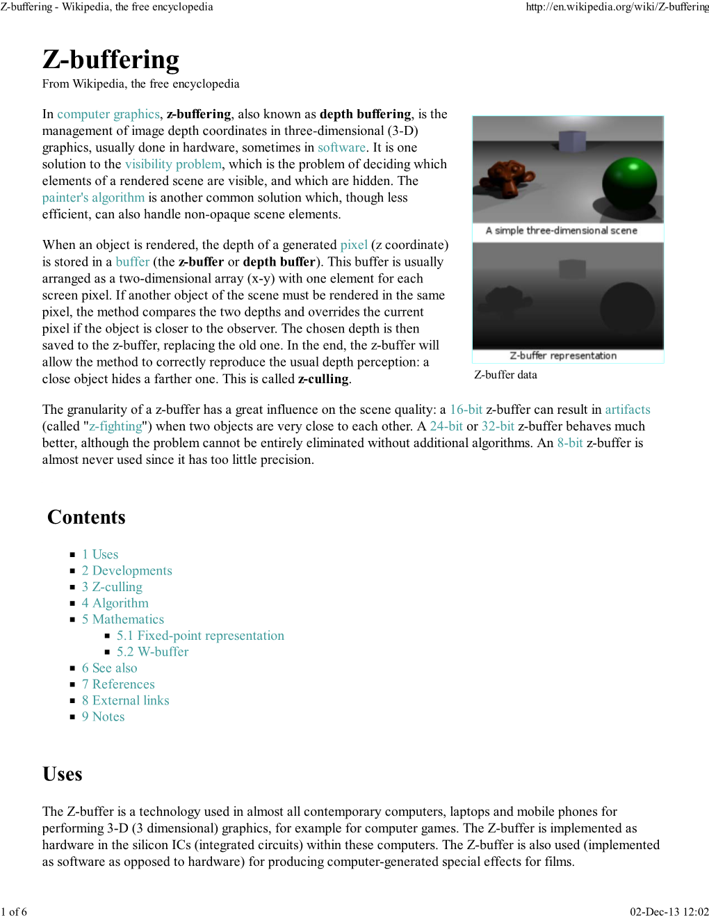 Z-Buffering - Wikipedia, the Free Encyclopedia