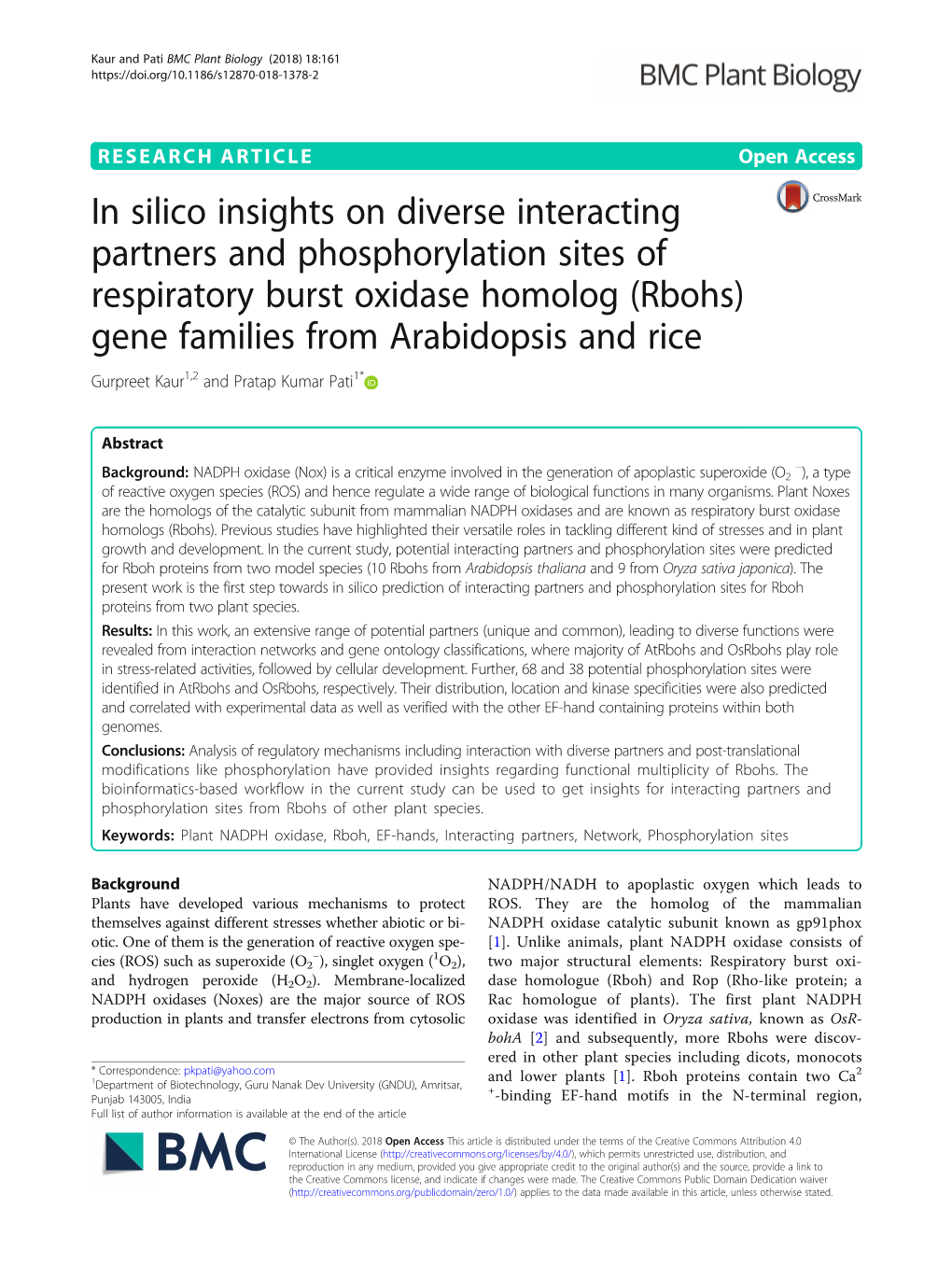 In Silico Insights on Diverse Interacting Partners and Phosphorylation Sites