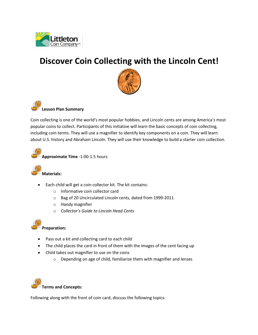 Discover Coin Collecting with the Lincoln Cent!