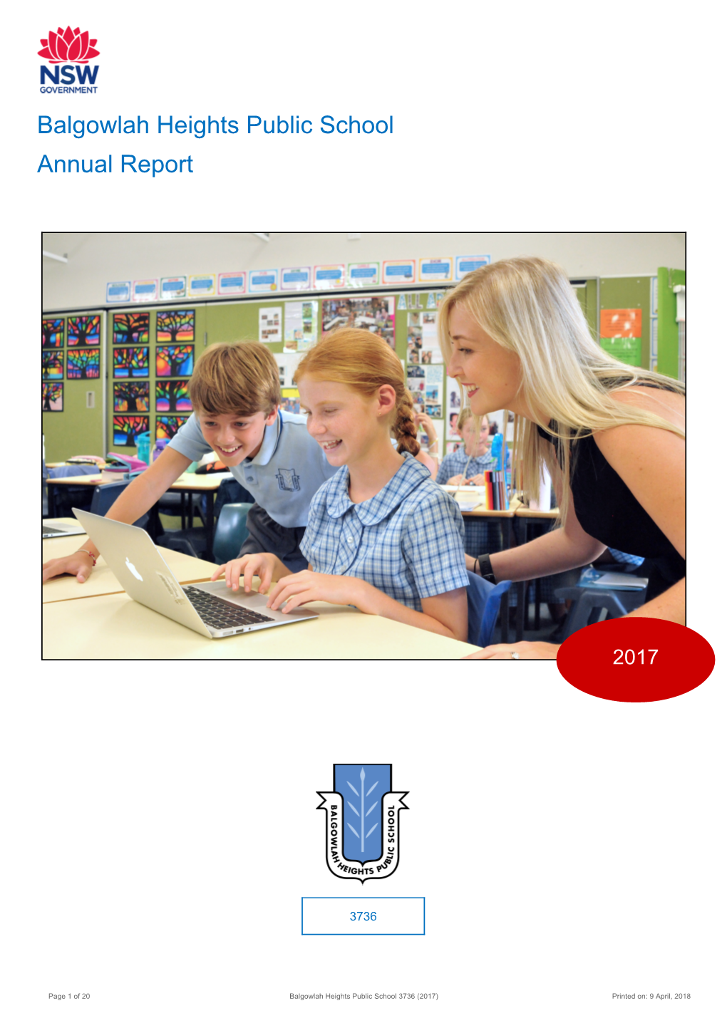 2017 Balgowlah Heights Public School Annual Report
