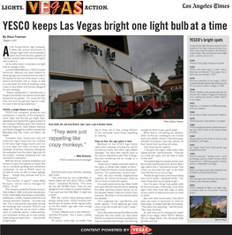 YESCO Keeps Las Vegas Bright One Light Bulb at a Time