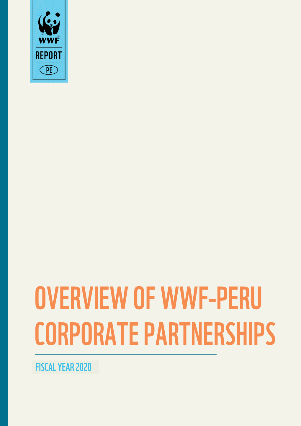 WWF Peru FY20 Corporate Partnerships Report