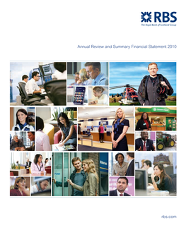 Rbs.Com Annual Review and Summary Financial Statement 2010