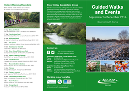 Guided Walks and Events
