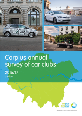 Carplus Annual Survey of Car Clubs 2016/17: London