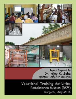 Vocational Training Activities Ramakrishna Mission (RKM)