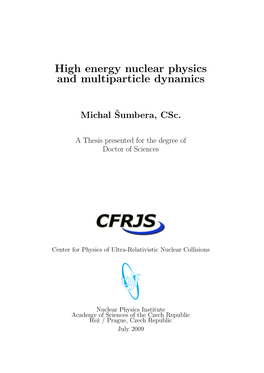 High Energy Nuclear Physics and Multiparticle Dynamics