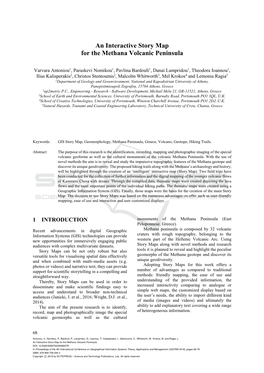 An Interactive Story Map for the Methana Volcanic Peninsula