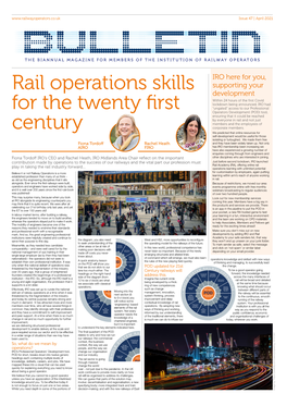 Rail Operations Skills for the Twenty First Century