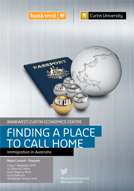 FINDING a PLACE to CALL HOME Immigration in Australia