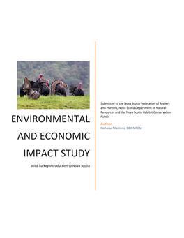 Environmental and Economic Impact Study of a Potential Wild Turkey Introduction to Nova Scotia