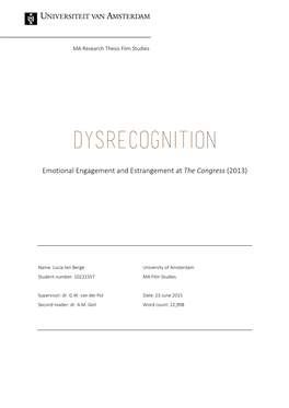 Dysrecognition