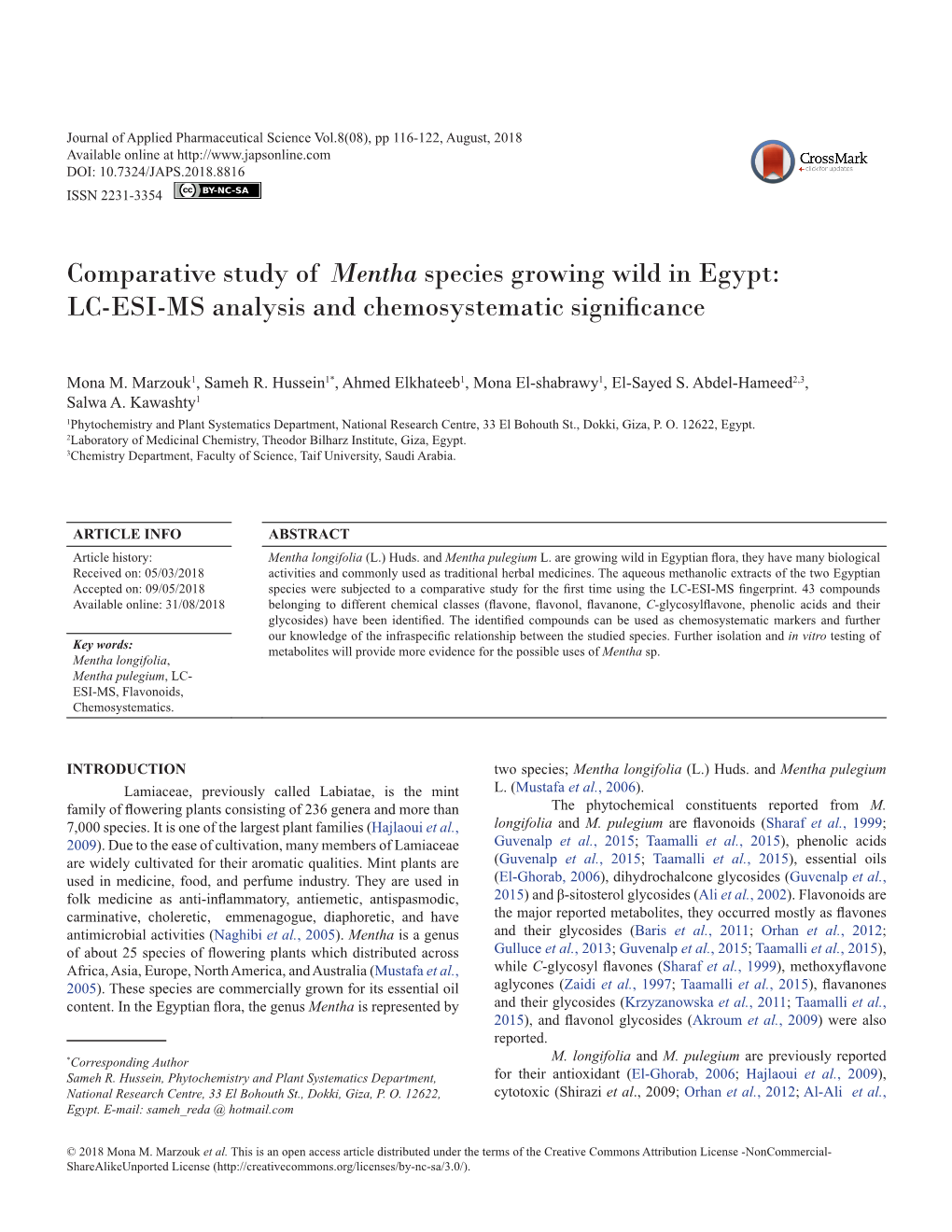 comparative-study-of-mentha-species-growing-wild-in-egypt-lc-esi-ms