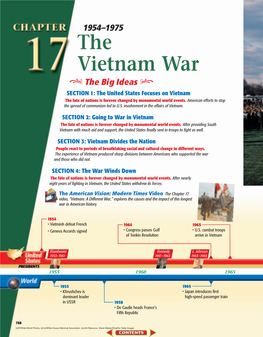 Chapter 17: the Vietnam War, 1954-1975
