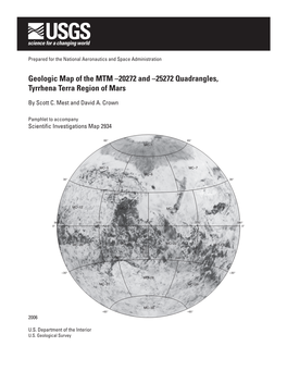 Geologic Map of the MTM–20272 And–25272 Quadrangles, Tyrrhena