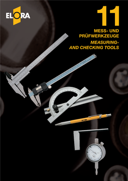 MESS- Und Prüfwerkzeuge MEASURING- and Checking Tools Mess- Und Measuring and Prüfwerkzeuge Checking Tools