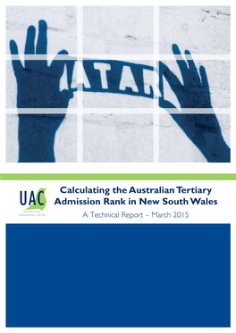 Calculating the ATAR In