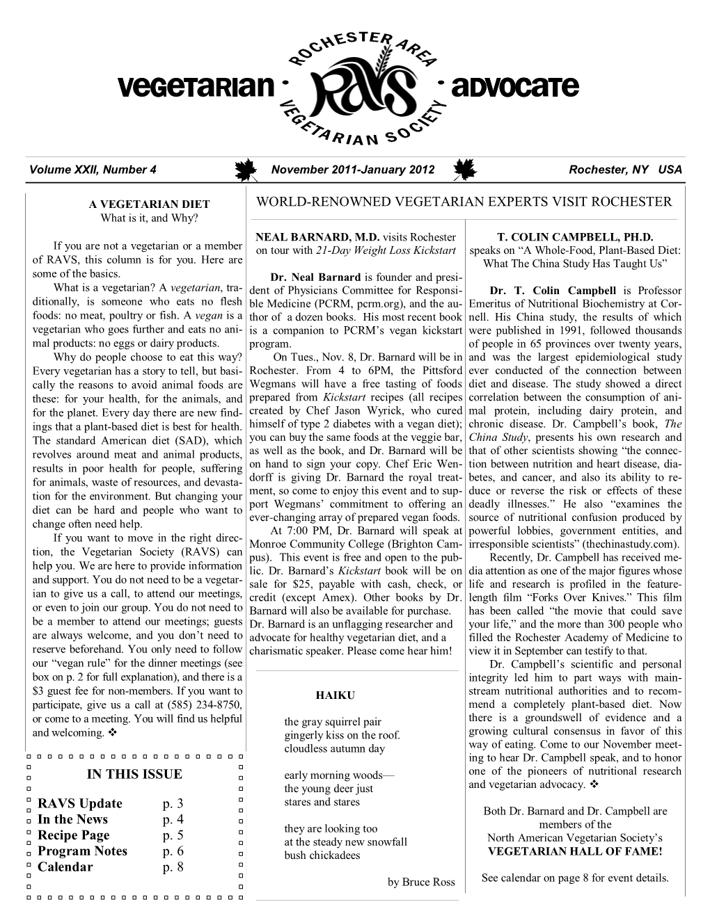 Vegetarian Advocate 11-11