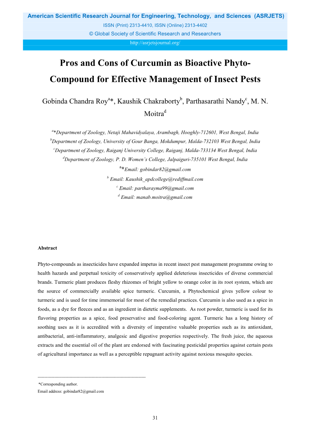 Pros and Corns of Curcumin As Bioactive Phyto-Compound For