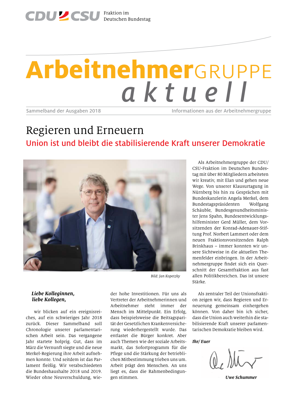 Arbeitnehmergruppe Aktuell