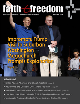 Impromptu Trump Visit to Suburban Washington Megachurch Prompts Explanation Page 8