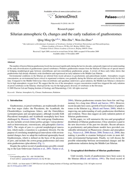 Silurian Atmospheric O2 Changes and the Early Radiation of Gnathostomes