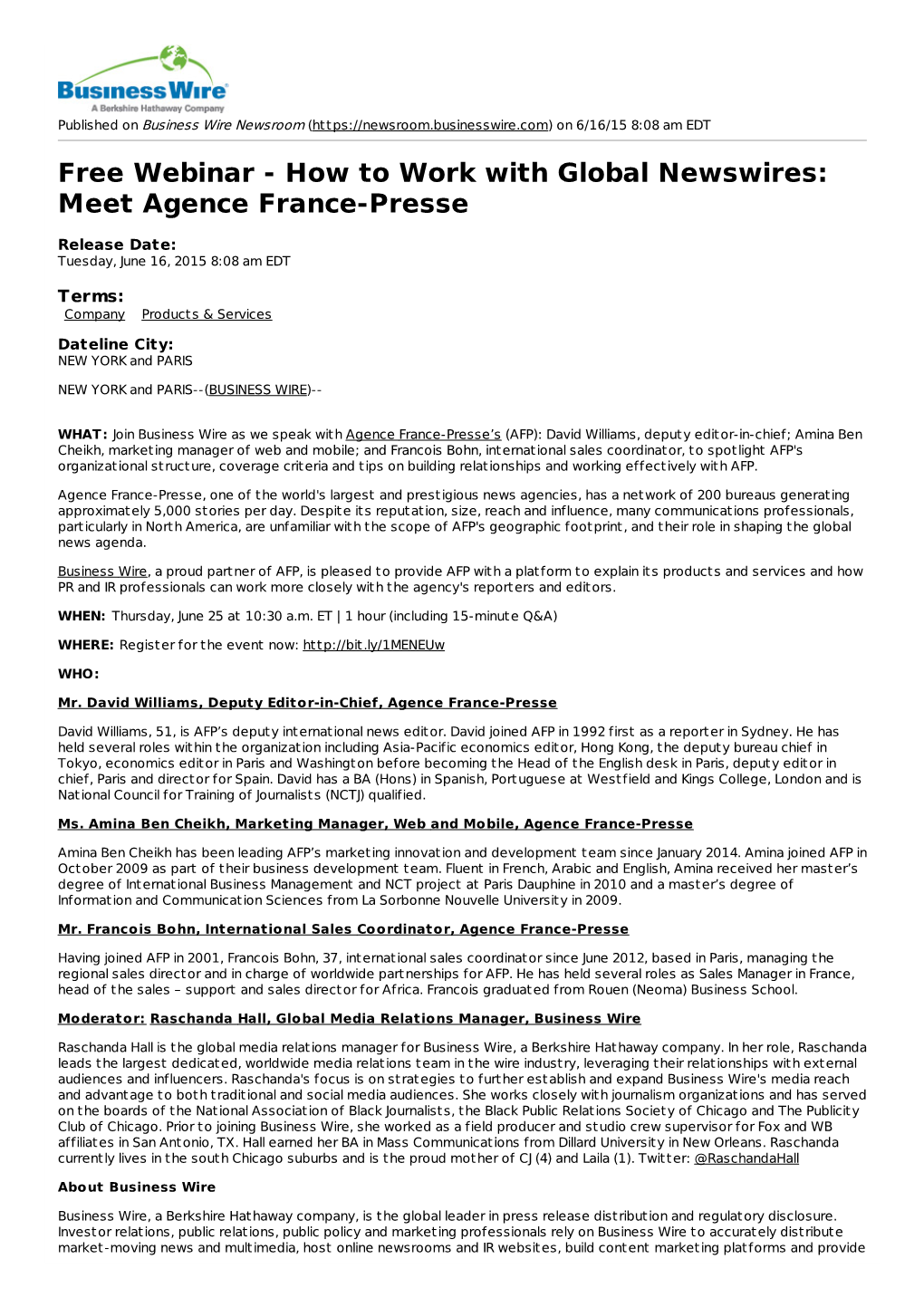 Meet Agence France-Presse