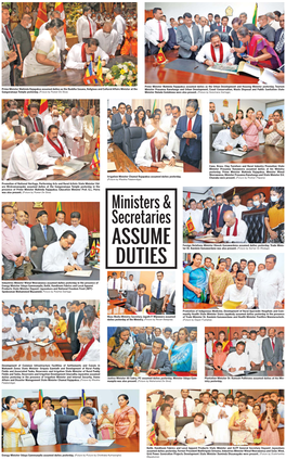 Ministers & Secretaries