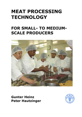 Meat Processing Technology