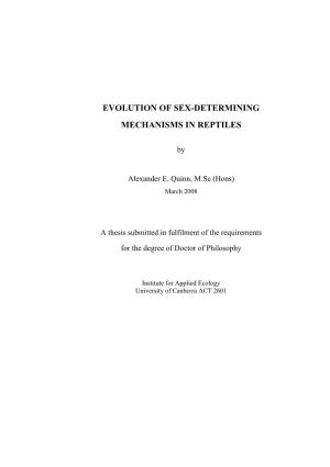 Thesis Submitted in Fulfilment of the Requirements