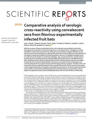 Comparative Analysis of Serologic Cross-Reactivity Using Convalescent