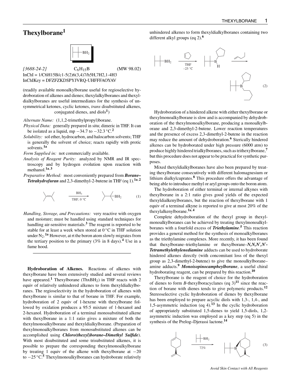 Thexylborane 1