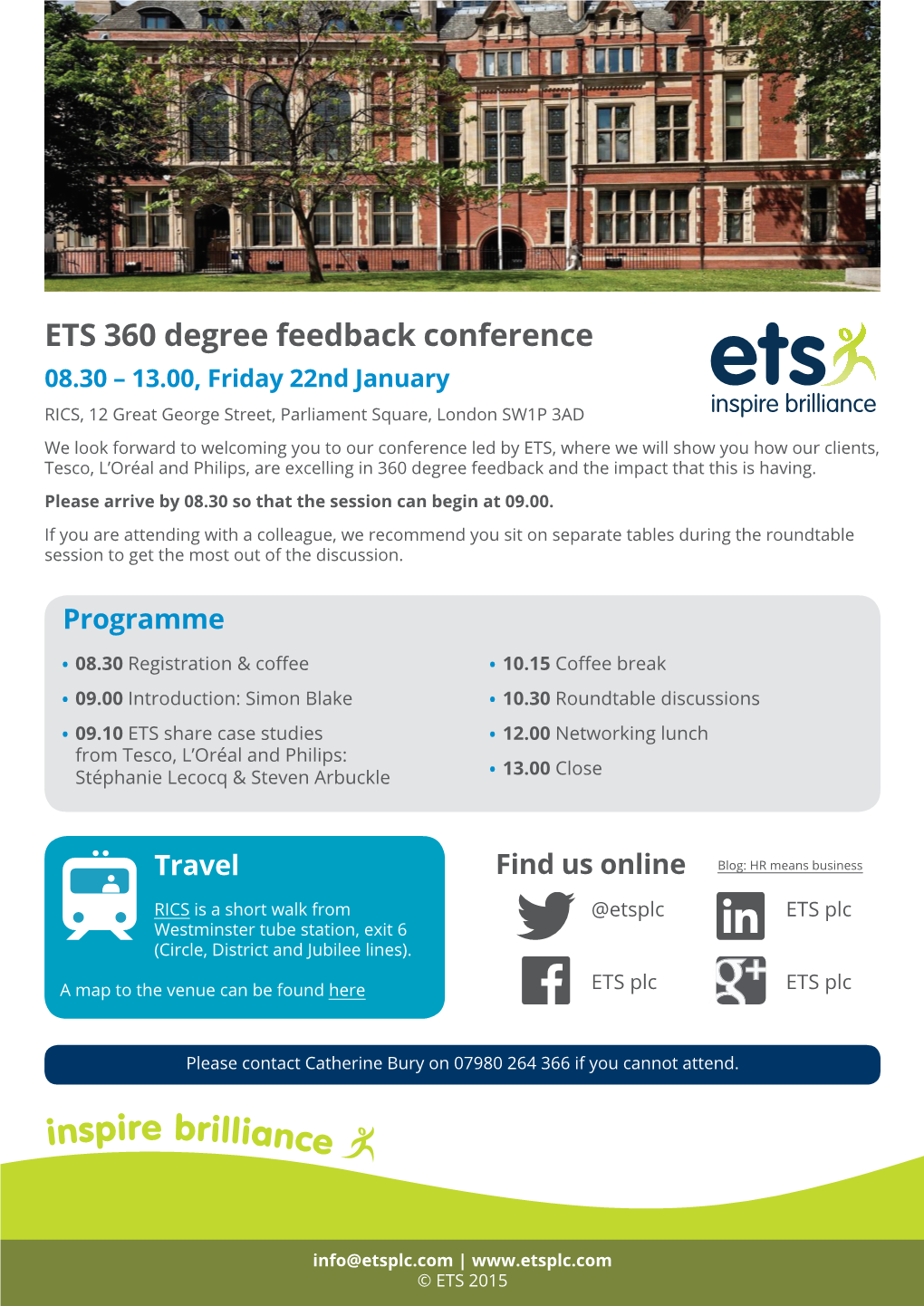 ETS 360 Degree Feedback Conference