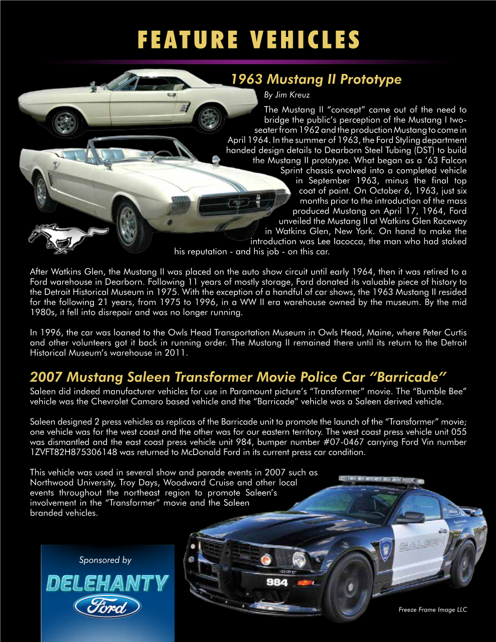 Feature Vehicles