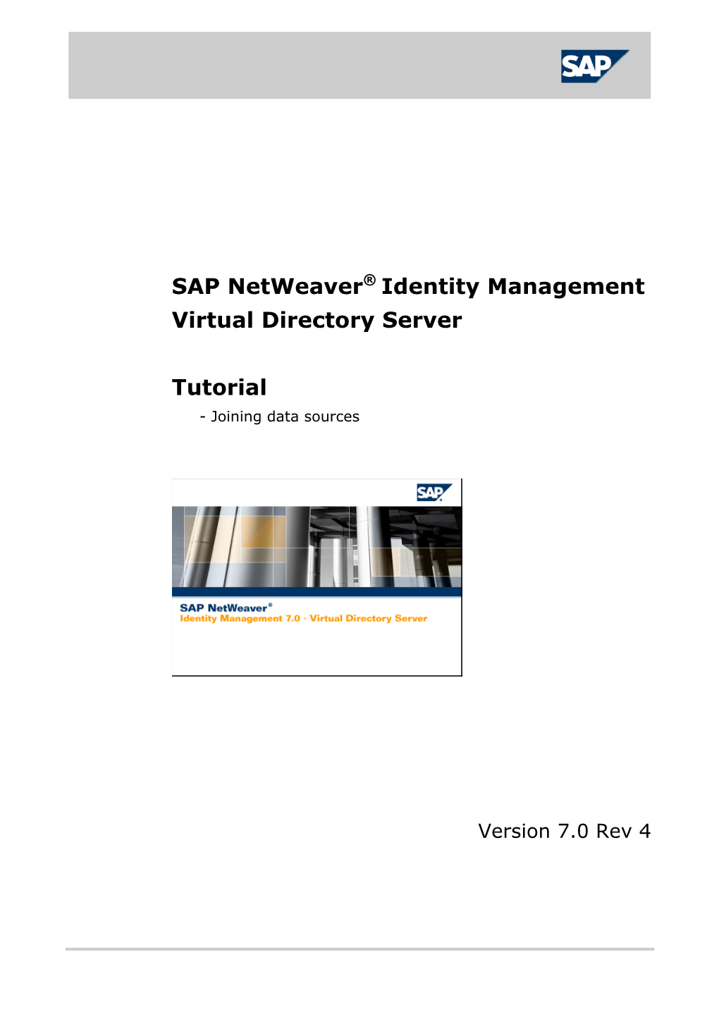 SAP Netweaver Identity Management Virtual Directory Server Tutorial - Joining Data Sources
