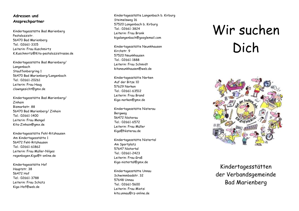 Wir Suchen Dich