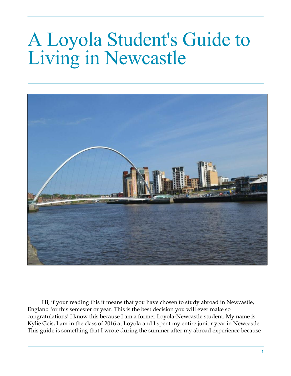 Student Guide to Living in Newcastle