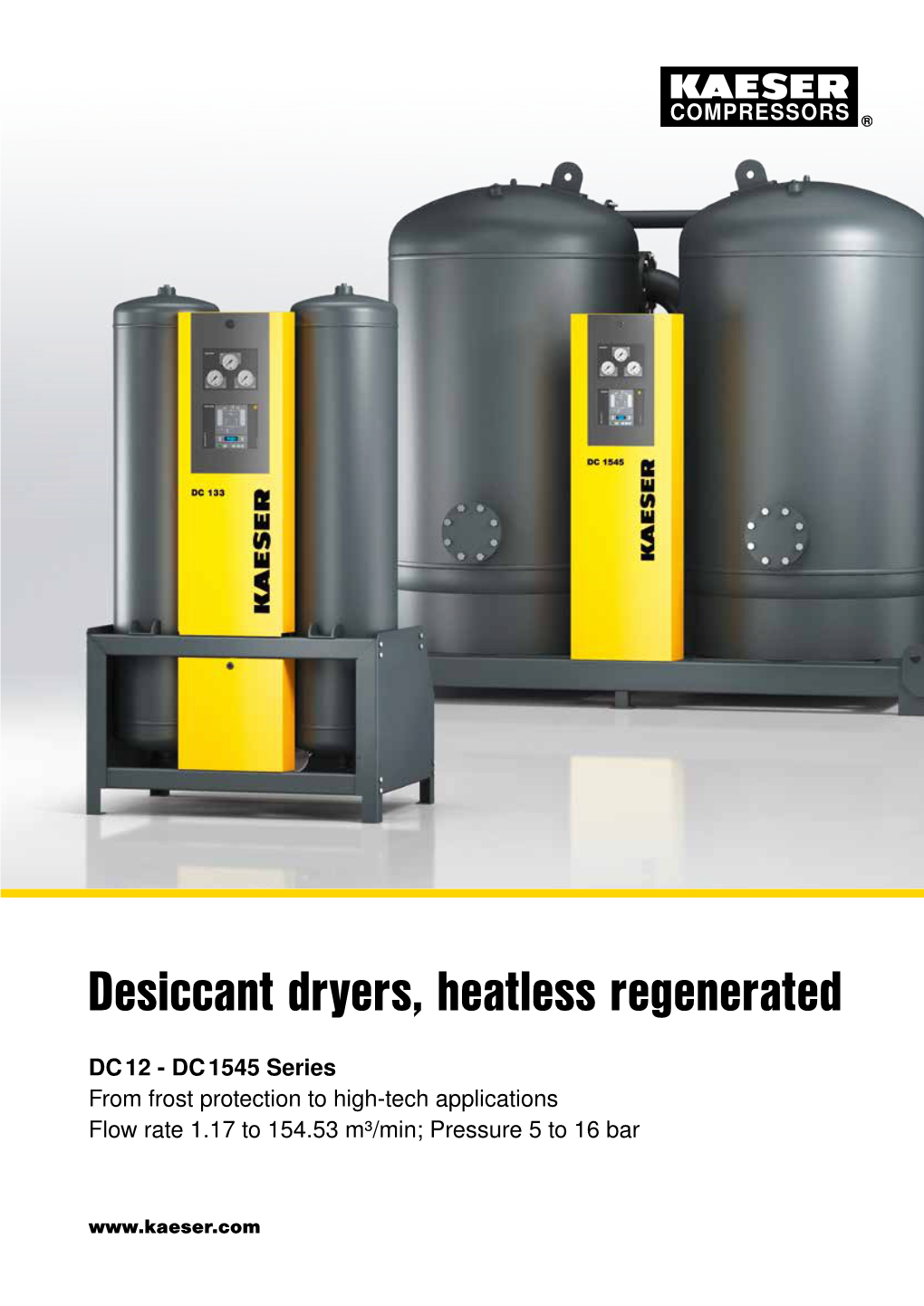 Desiccant Dryers, Heatless Regenerated – DC 12