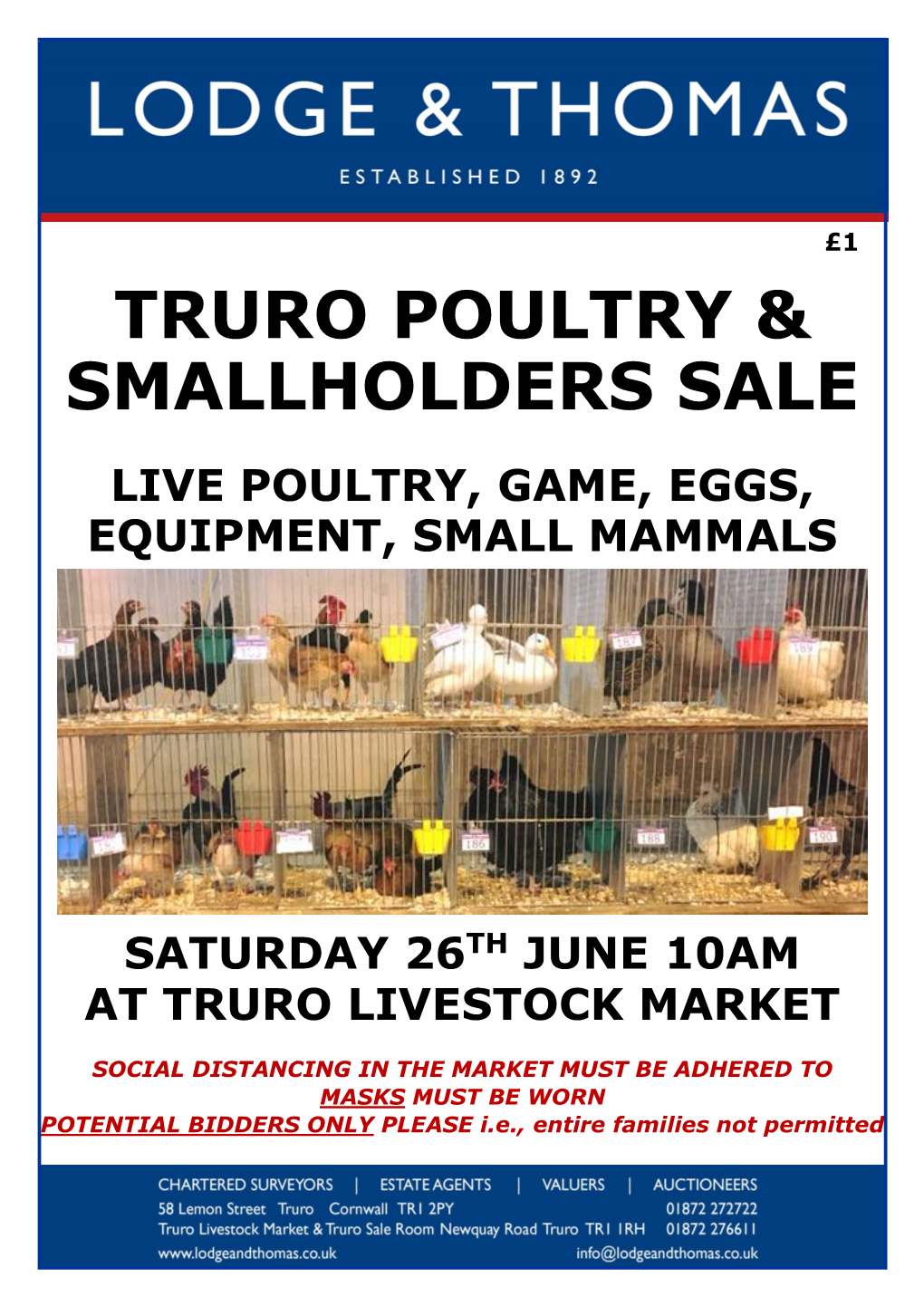 Truro Poultry & Smallholders Sale