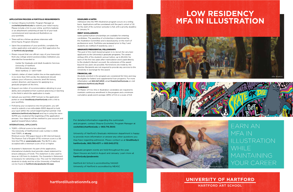 Low Residency MFA in Illustration