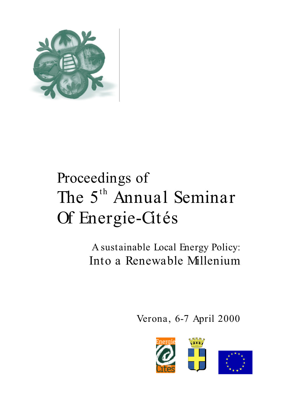 The 5Th Annual Seminar of Energie-Cités