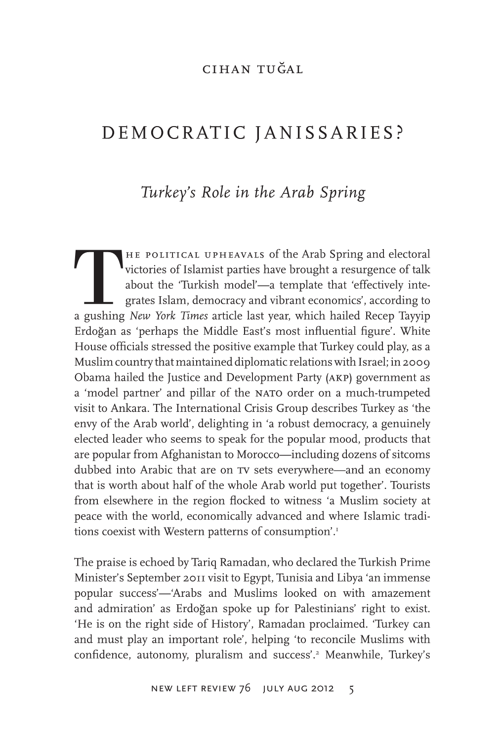 Tugal-Democratic Janissaries.Pdf