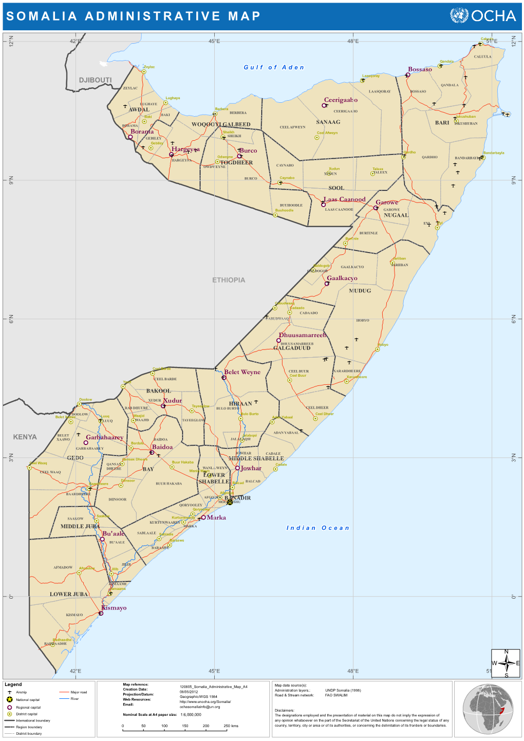Somalia Administrative