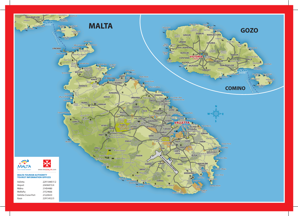 COMINO Aħrax Point Madliena Tower White Tower Golden Bay BURMARRAD White Tower Bay PEMBROKE Armier Bay Għajn TuEħa Bay ĊIRKEWWA BIDNIJA GĦARGĦUR Madliena Battery St